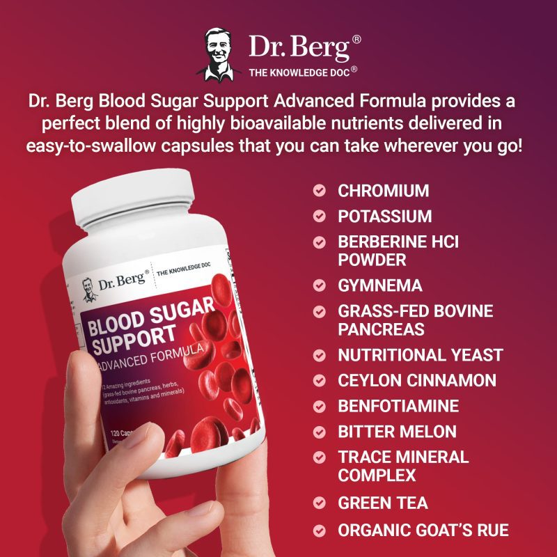 Dr. Berg Vitamin Blood Sugar Support 6