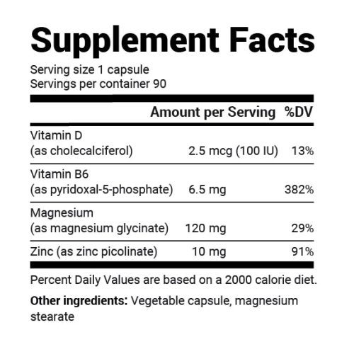 Magnesium Glycinate 90CT Supplement Facts V2 19.12.24 01